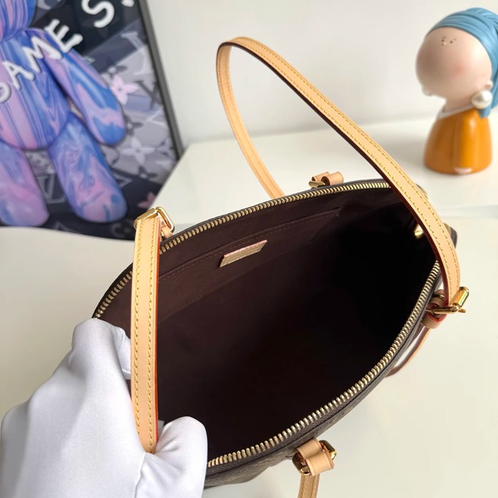LOUIS VUITTON M28951 牛皮 モノグラム キャンバス ハンドバッグ レディースリュック 30x20x10cm サイズ:30x20x10cm