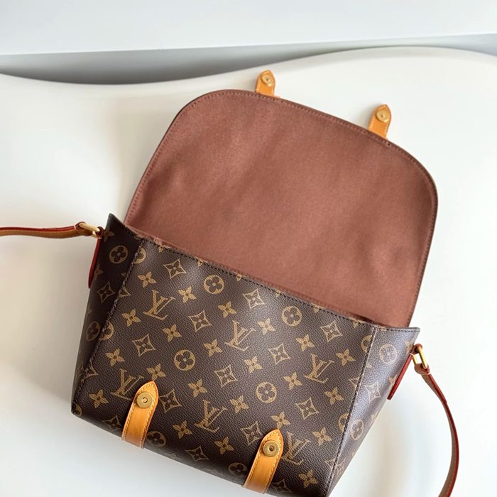 LOUIS VUITTON M28115 キャンバス モノグラム 斜め掛けバッグ 斜め掛けリュックフラップ 32x19.5x11cm サイズ:32x19.5x11cm