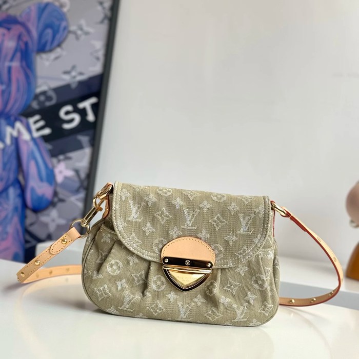 LOUIS VUITTON M27210 デニム ゴールド 斜め掛けバッグ レディース斜め掛け手提げ 27x18cm サイズ:27x18cm LOUIS VUITTON M27210 デニム ゴールド 斜め掛けバッグ レディース斜め掛け手提げ 27x18cm サイズ:27x18cm