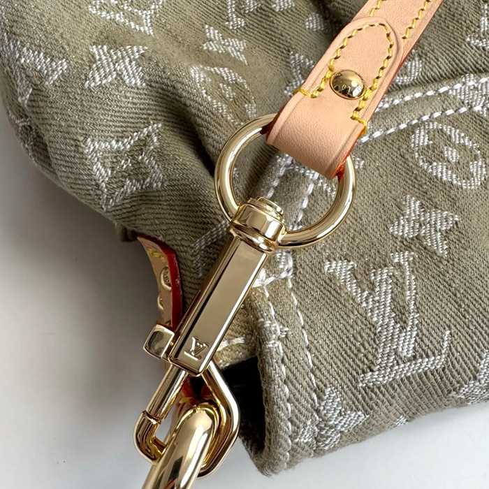 LOUIS VUITTON M27210 デニム ゴールド 斜め掛けバッグ レディース斜め掛け手提げ 27x18cm サイズ:27x18cm