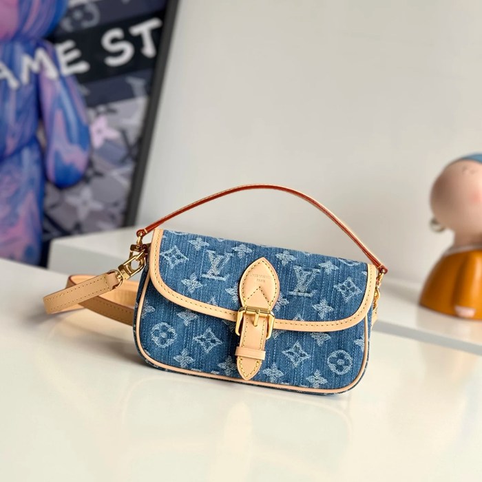 LOUIS VUITTON M27700 牛皮 配色 デニム 斜め掛けバッグ レディース斜め掛け 19x10.5cm サイズ:19x10.5cm