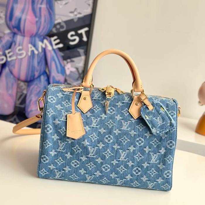 LOUIS VUITTON M14430 デニム モノグラム デニム 斜め掛けバッグ レディース斜め掛け 30x21x17cm サイズ:30x21x17cm LOUIS VUITTON M14430 デニム モノグラム デニム 斜め掛けバッグ レディース斜め掛け 30x21x17cm サイズ:30x21x17cm
