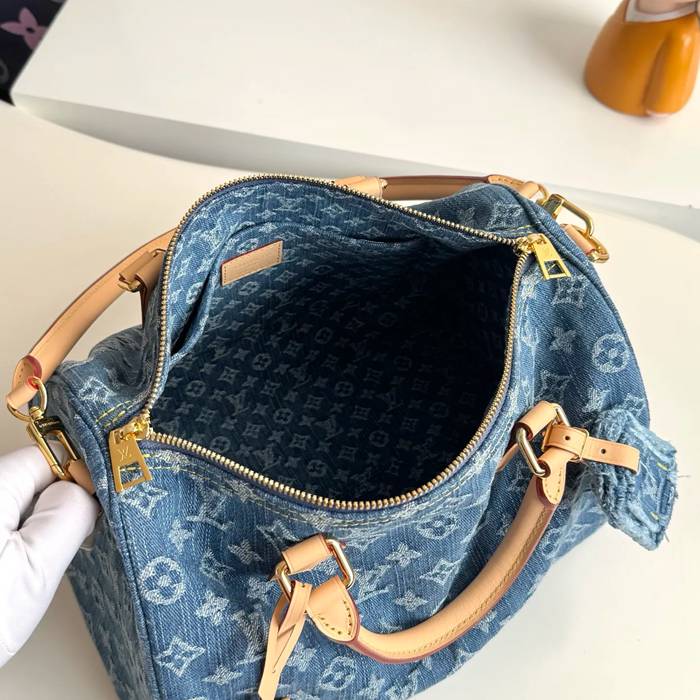 LOUIS VUITTON M14430 デニム モノグラム デニム 斜め掛けバッグ レディース斜め掛け 30x21x17cm サイズ:30x21x17cm