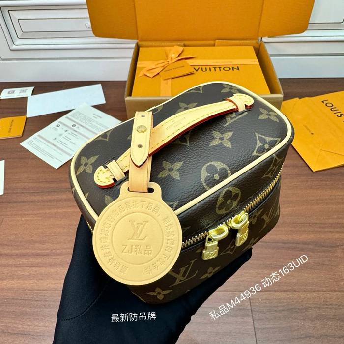 LOUIS VUITTON M44936 ボックスレザー ハンドバッグ レディース手提げ 14x10.2x8.5cm サイズ:14x10.2x8.5cm