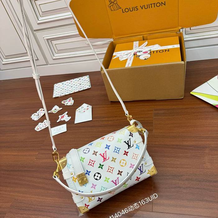LOUIS VUITTON M14046 ボックスレザー 斜め掛けバッグ レディース斜め掛け 23.5x16x8.5cm サイズ:23.5x16x8.5cm