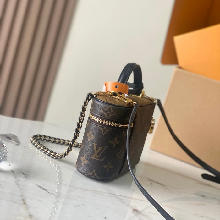 LOUIS VUITTON M47125 キャンバス クラシック 斜め掛けバッグ レディース斜め掛けチェーン サイズ:19.0x11.5x6.5cm