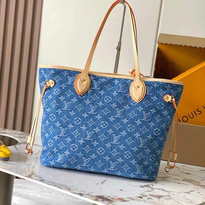 LOUIS VUITTON M13192 牛皮 モノグラム デニム ショルダーバッグ レディースショルダー 31x28x14cm サイズ:31x28x14cm