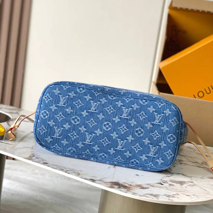 LOUIS VUITTON M13192 牛皮 モノグラム デニム ショルダーバッグ レディースショルダー 31x28x14cm サイズ:31x28x14cm
