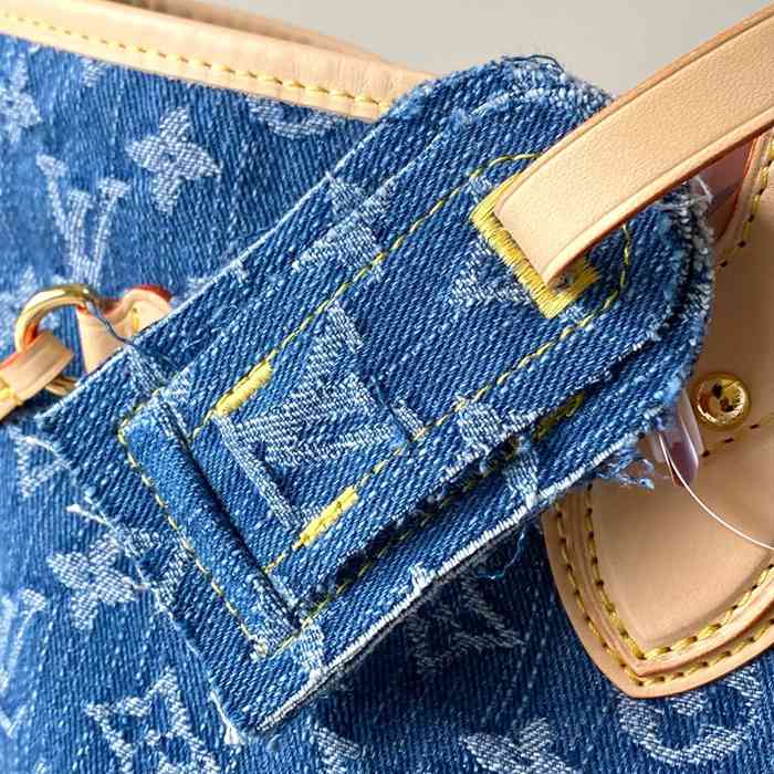 LOUIS VUITTON M13192 牛皮 モノグラム デニム ショルダーバッグ レディースショルダー 31x28x14cm サイズ:31x28x14cm
