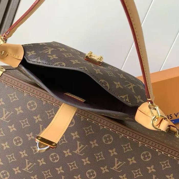 LOUIS VUITTON M26191 牛皮 モノグラム キャンバス ショルダーバッグ レディースショルダー手提げ 22x14.5cm サイズ:22x14.5cm