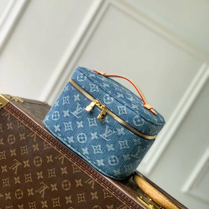 LOUIS VUITTON M27946 デニム モノグラム デニム ハンドバッグ レディース手提げ 20x13.5x12cm サイズ:20x13.5x12cm