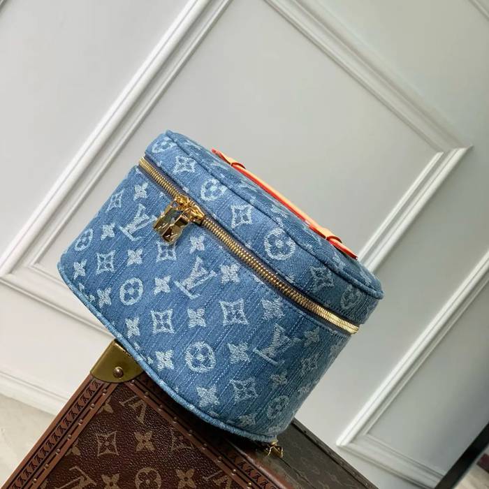 LOUIS VUITTON M27946 デニム モノグラム デニム ハンドバッグ レディース手提げ 20x13.5x12cm サイズ:20x13.5x12cm