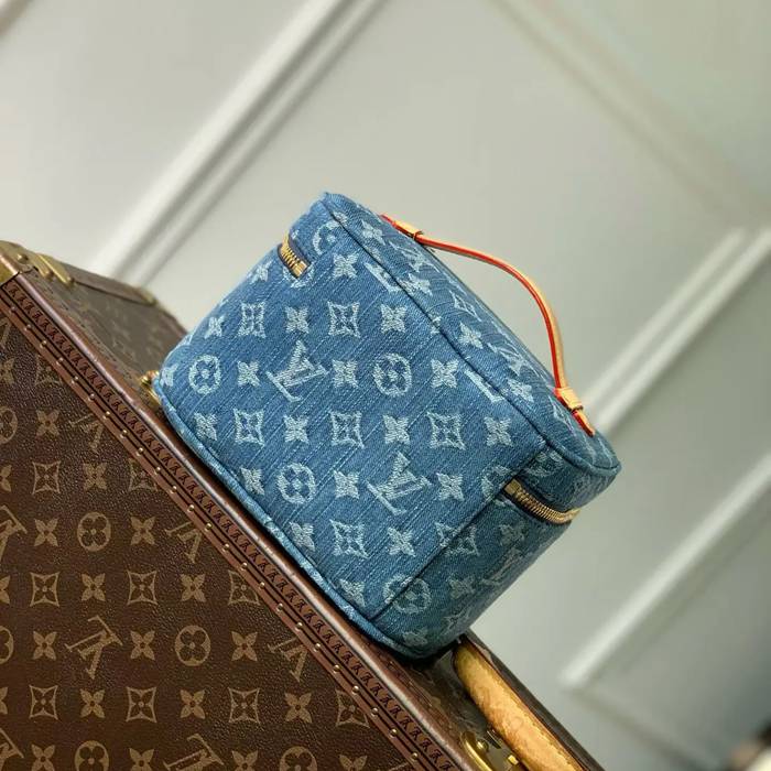 LOUIS VUITTON M27946 デニム モノグラム デニム ハンドバッグ レディース手提げ 20x13.5x12cm サイズ:20x13.5x12cm