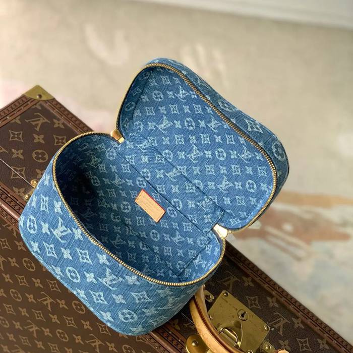 LOUIS VUITTON M27946 デニム モノグラム デニム ハンドバッグ レディース手提げ 20x13.5x12cm サイズ:20x13.5x12cm