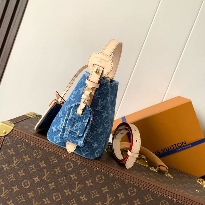 LOUIS VUITTON M28107 牛皮 配色 デニム 斜め掛けバッグ レディース斜め掛け 18x16x12cm サイズ:18x16x12cm