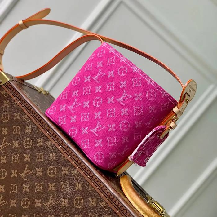 LOUIS VUITTON M27626 牛皮 配色 デニム 斜め掛けバッグ レディース斜め掛け 18x16x12cm サイズ:18x16x12cm