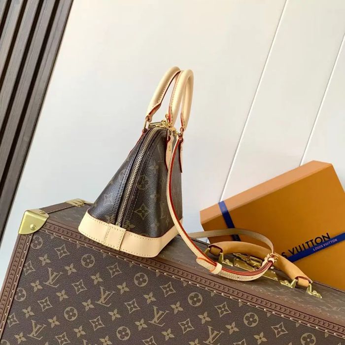 LOUIS VUITTON M46990 牛皮 モノグラム ゴールド 斜め掛けバッグ レディース斜め掛け サイズ:23.5x17.5x11.5cm