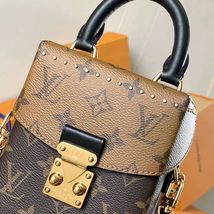 LOUIS VUITTON M82465 牛皮 モノグラム キャンバス 斜め掛けバッグ レディース斜め掛けチェーンフラップ 17.6x12.5cm サイズ:17.6x12.5cm