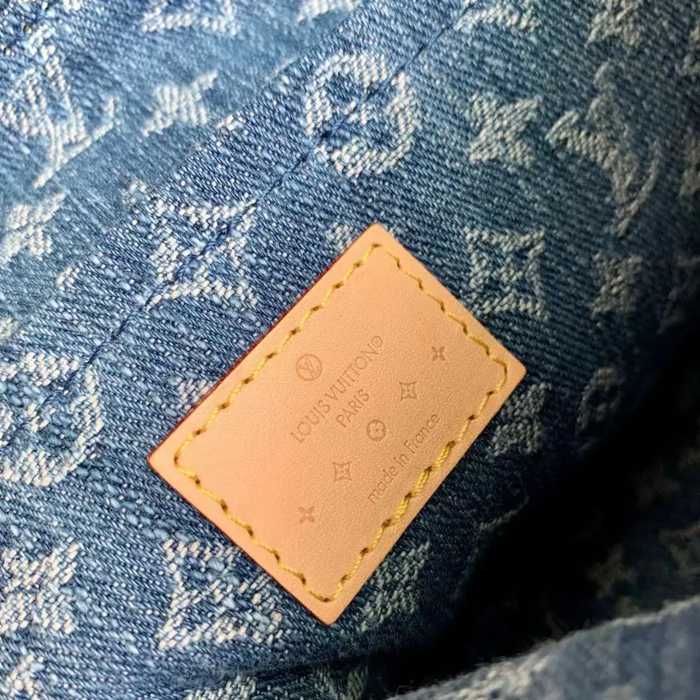 LOUIS VUITTON M46829 キャンバス モノグラム デニム ショルダーバッグ レディースショルダーハンド 27x18cm サイズ:27x18cm