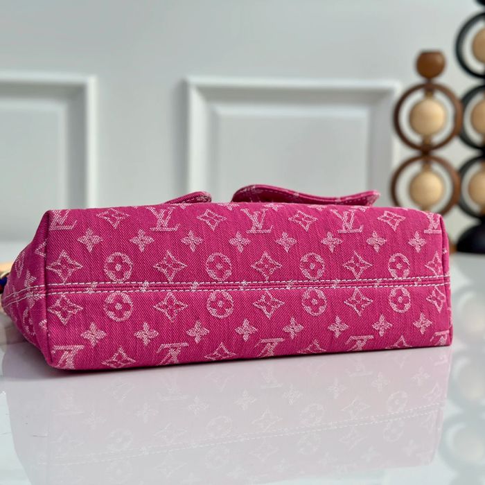 LOUIS VUITTON M28266 デニム 配色 ブルー ショルダーバッグ レディースショルダーチェーン サイズ:30.0x22.0x13.0cm