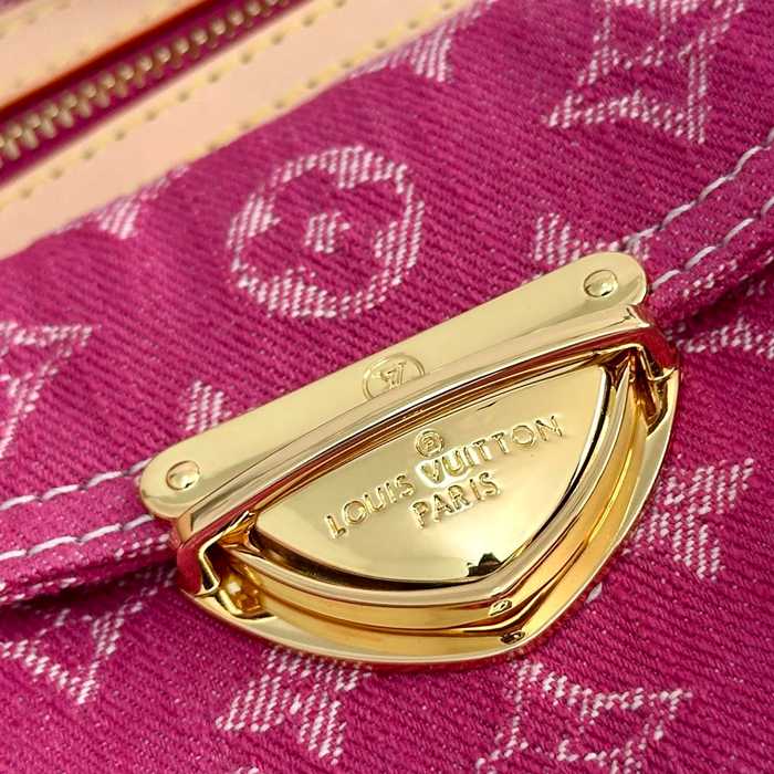 LOUIS VUITTON M28266 デニム 配色 ブルー ショルダーバッグ レディースショルダーチェーン サイズ:30.0x22.0x13.0cm