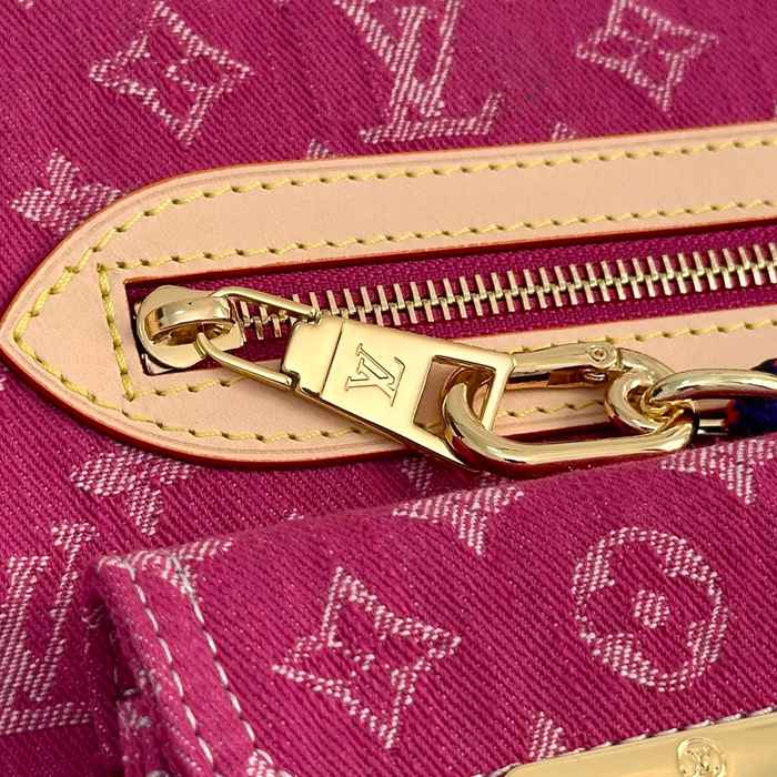 LOUIS VUITTON M28266 デニム 配色 ブルー ショルダーバッグ レディースショルダーチェーン サイズ:30.0x22.0x13.0cm