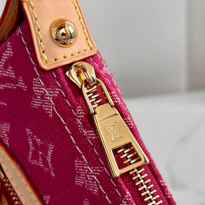 LOUIS VUITTON M28266 デニム 配色 ブルー ショルダーバッグ レディースショルダーチェーン サイズ:30.0x22.0x13.0cm