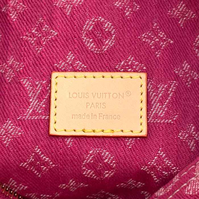LOUIS VUITTON M28266 デニム 配色 ブルー ショルダーバッグ レディースショルダーチェーン サイズ:30.0x22.0x13.0cm