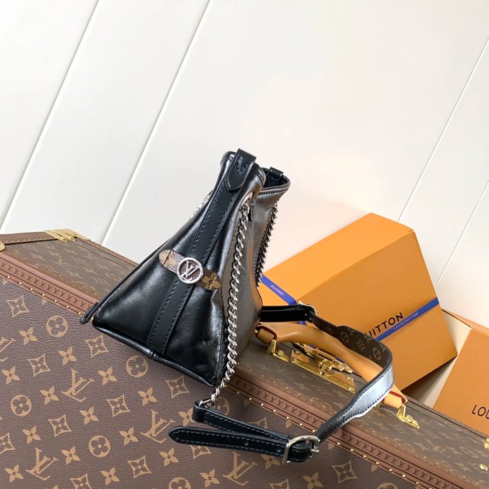 LOUIS VUITTON M12888 キャンバス フラワー 斜め掛けバッグ レディース斜め掛けチェーン サイズ:26.0x17.0x10.0cm