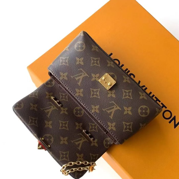 LOUIS VUITTON M28426 キャンバス モノグラム ゴールド 斜め掛けバッグ レディース斜め掛けチェーン 21x12.5cm サイズ:21x12.5cm