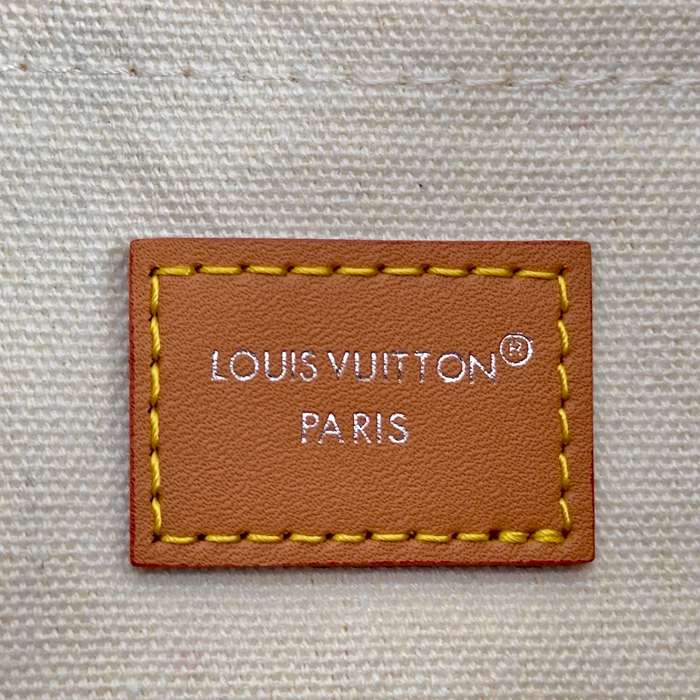 LOUIS VUITTON M27556 デニム モノグラム ブルー 斜め掛けバッグ レディース斜め掛けショルダー手提げ 34x22x19cm サイズ:34x22x19cm