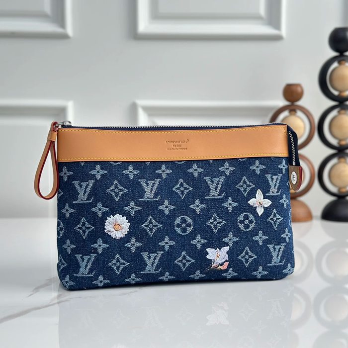 LOUIS VUITTON M27559 デニム モノグラム ブルー ハンドバッグ レディースハンド 30x21x7.5cm サイズ:30x21x7.5cm LOUIS VUITTON M27559 デニム モノグラム ブルー ハンドバッグ レディースハンド 30x21x7.5cm サイズ:30x21x7.5cm