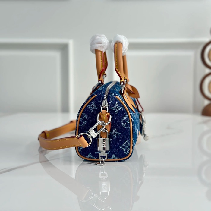 LOUIS VUITTON M27557 牛皮 モノグラム ブルー 斜め掛けバッグ レディース斜め掛け 18x12x10cm サイズ:18x12x10cm