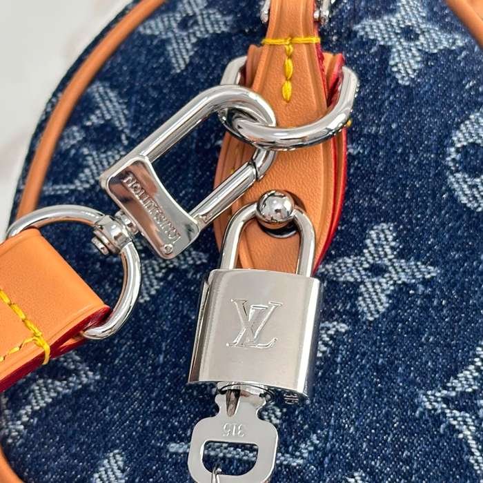 LOUIS VUITTON M27557 牛皮 モノグラム ブルー 斜め掛けバッグ レディース斜め掛け 18x12x10cm サイズ:18x12x10cm