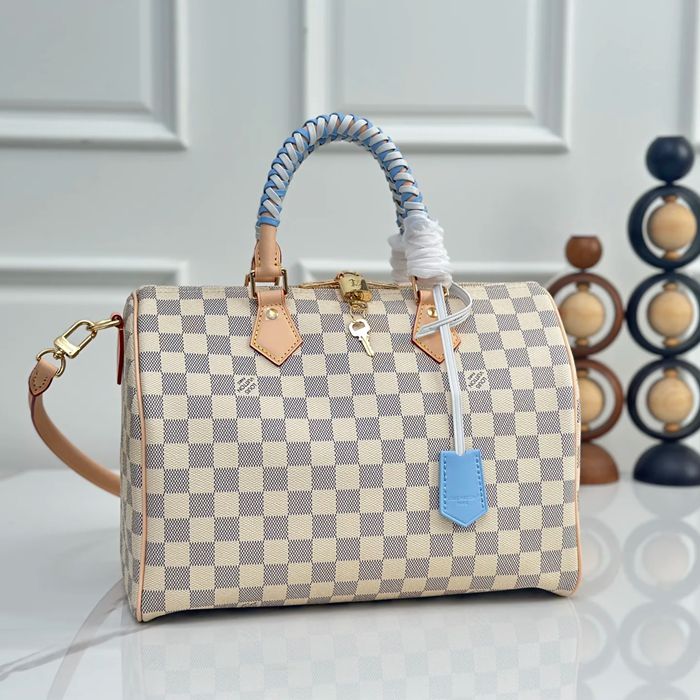 LOUIS VUITTON N40908 キャンバス パターン ブルー 斜め掛けバッグ レディース斜め掛け 30x21x17cm サイズ:30x21x17cm LOUIS VUITTON N40908 キャンバス パターン ブルー 斜め掛けバッグ レディース斜め掛け 30x21x17cm サイズ:30x21x17cm