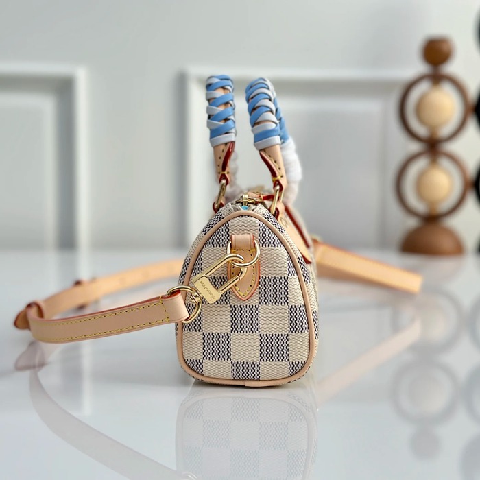 LOUIS VUITTON N40918 キャンバス パターン ブルー 斜め掛けバッグ レディース斜め掛け 16x10x7.5cm サイズ:16x10x7.5cm