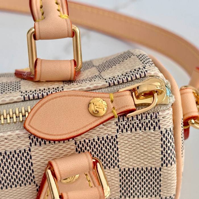 LOUIS VUITTON N40918 キャンバス パターン ブルー 斜め掛けバッグ レディース斜め掛け 16x10x7.5cm サイズ:16x10x7.5cm