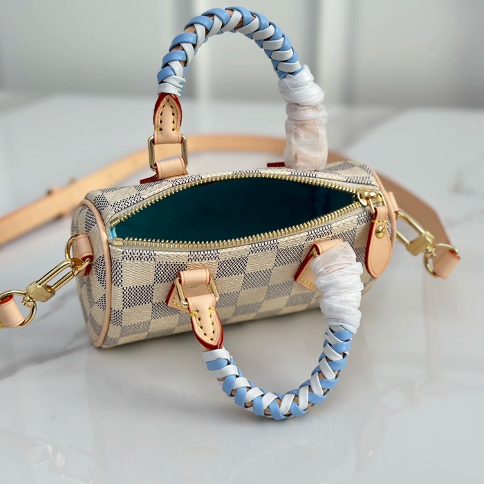 LOUIS VUITTON N40918 キャンバス パターン ブルー 斜め掛けバッグ レディース斜め掛け 16x10x7.5cm サイズ:16x10x7.5cm