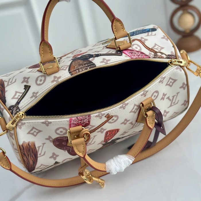 LOUIS VUITTON M29377 キャンバス ペイント 斜め掛けバッグ レディース斜め掛け サイズ:30.0x21.0x17.0cm