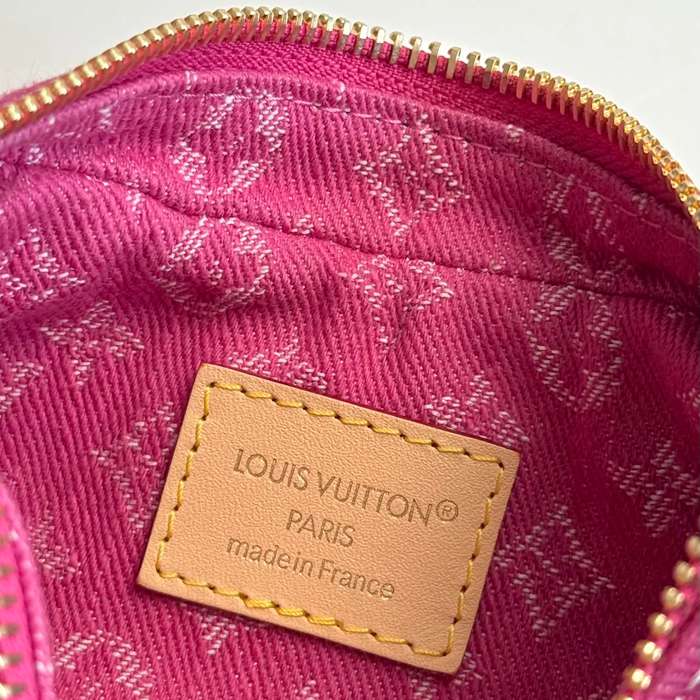 LOUIS VUITTON M28327 デニム モノグラム デニム ショルダーバッグ レディースショルダー 21x15cm サイズ:21x15cm
