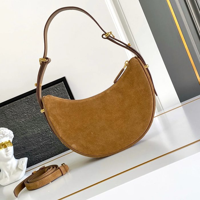 PRADA 1BC194 カーフスキン、スエード ショルダーバッグ クラシック 22x18cm サイズ:22x18cm