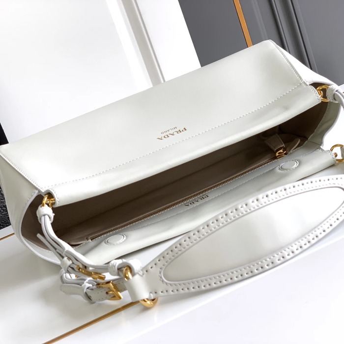PRADA 1BC262 レザー ゴールド ショルダーバッグ、ハンドバッグ、ハンドバッグ ヴィンテージ、クラシック 32x16x11cm サイズ:32x16x11cm