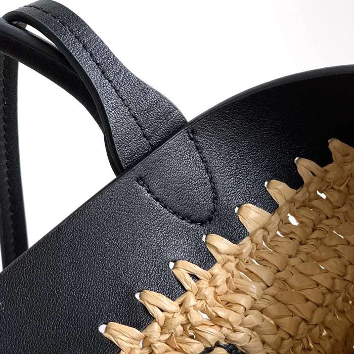 PRADA 1BG499 カーフスキン、編み プリント ショルダーバッグ、ハンドバッグ、トートバッグ 編み、トート、クラシック 32x29x15cm サイズ:32x29x15cm