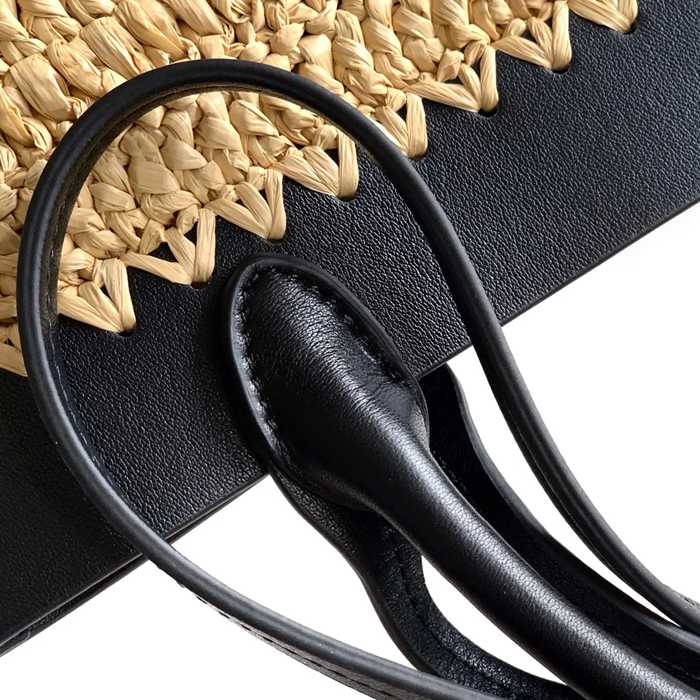 PRADA 1BG499 カーフスキン、編み プリント ショルダーバッグ、ハンドバッグ、トートバッグ 編み、トート、クラシック 32x29x15cm サイズ:32x29x15cm