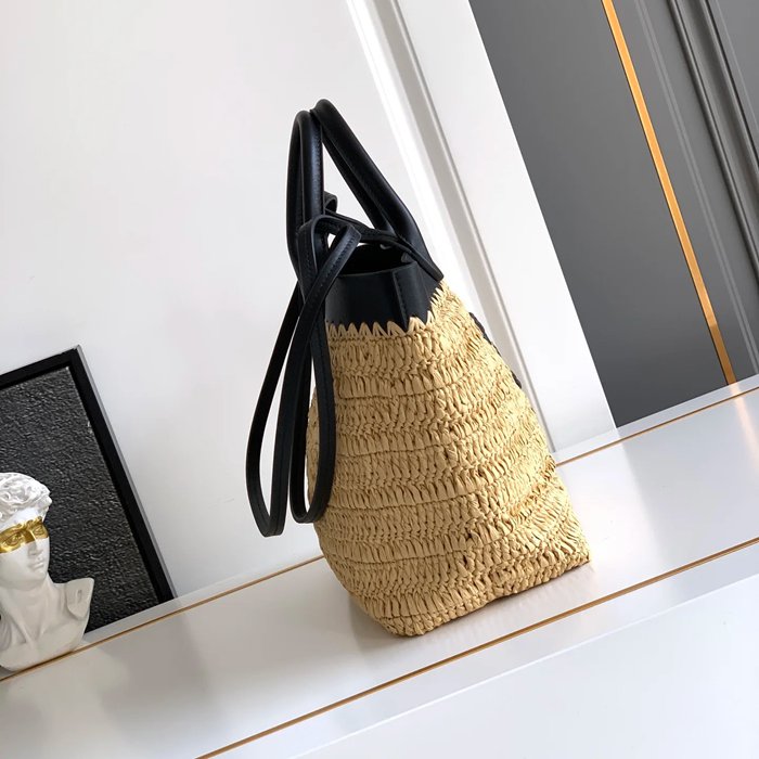 PRADA 1BG500 カーフスキン、編み プリント ショルダーバッグ、ハンドバッグ、トートバッグ 編み、トート、クラシック 26x25x15cm サイズ:26x25x15cm