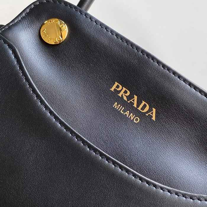 PRADA 1BA496 カーフスキン 斜め掛けバッグ、ショルダーバッグ、ハンドバッグ、ハンドバッグ ヴィンテージ 21x19cm サイズ:21x19cm