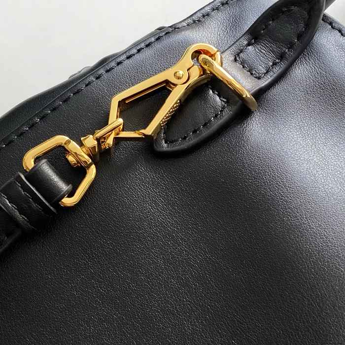 PRADA 1BA496 カーフスキン 斜め掛けバッグ、ショルダーバッグ、ハンドバッグ、ハンドバッグ ヴィンテージ 21x19cm サイズ:21x19cm
