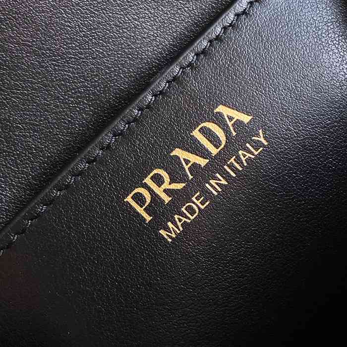 PRADA 1BA496 カーフスキン 斜め掛けバッグ、ショルダーバッグ、ハンドバッグ、ハンドバッグ ヴィンテージ 21x19cm サイズ:21x19cm