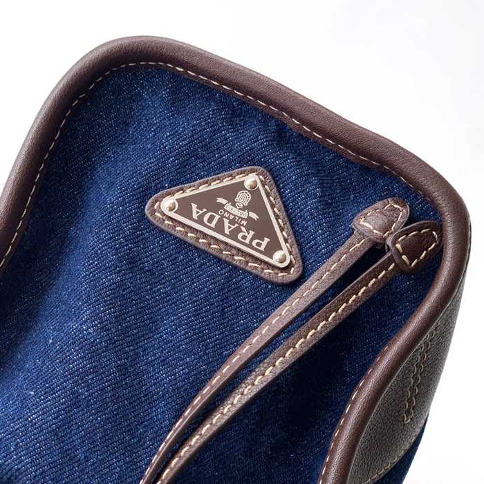 PRADA 1BA433 カーフスキン 斜め掛けバッグ、ショルダーバッグ、ハンドバッグ 大 38x24x12cm サイズ:38x24x12cm