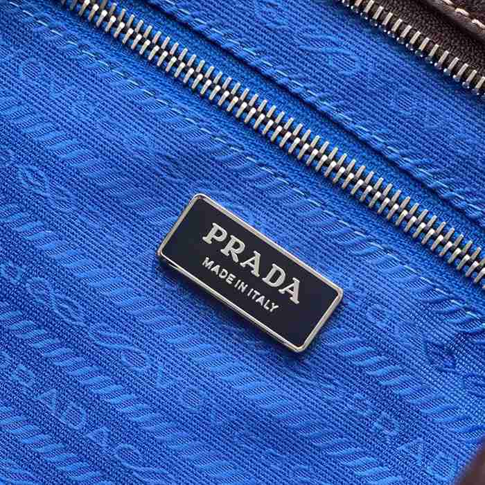 PRADA 1BA433 カーフスキン 斜め掛けバッグ、ショルダーバッグ、ハンドバッグ 大 38x24x12cm サイズ:38x24x12cm